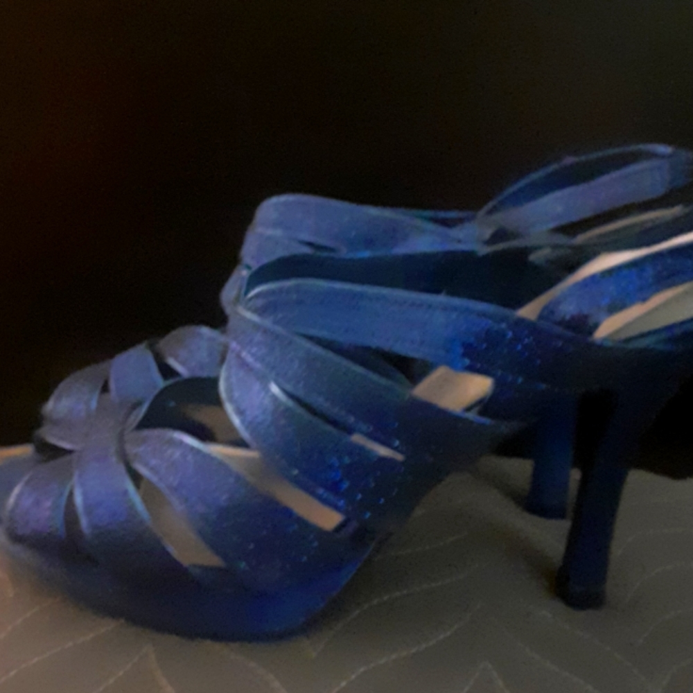 Beautiful blue heels bought in NYC